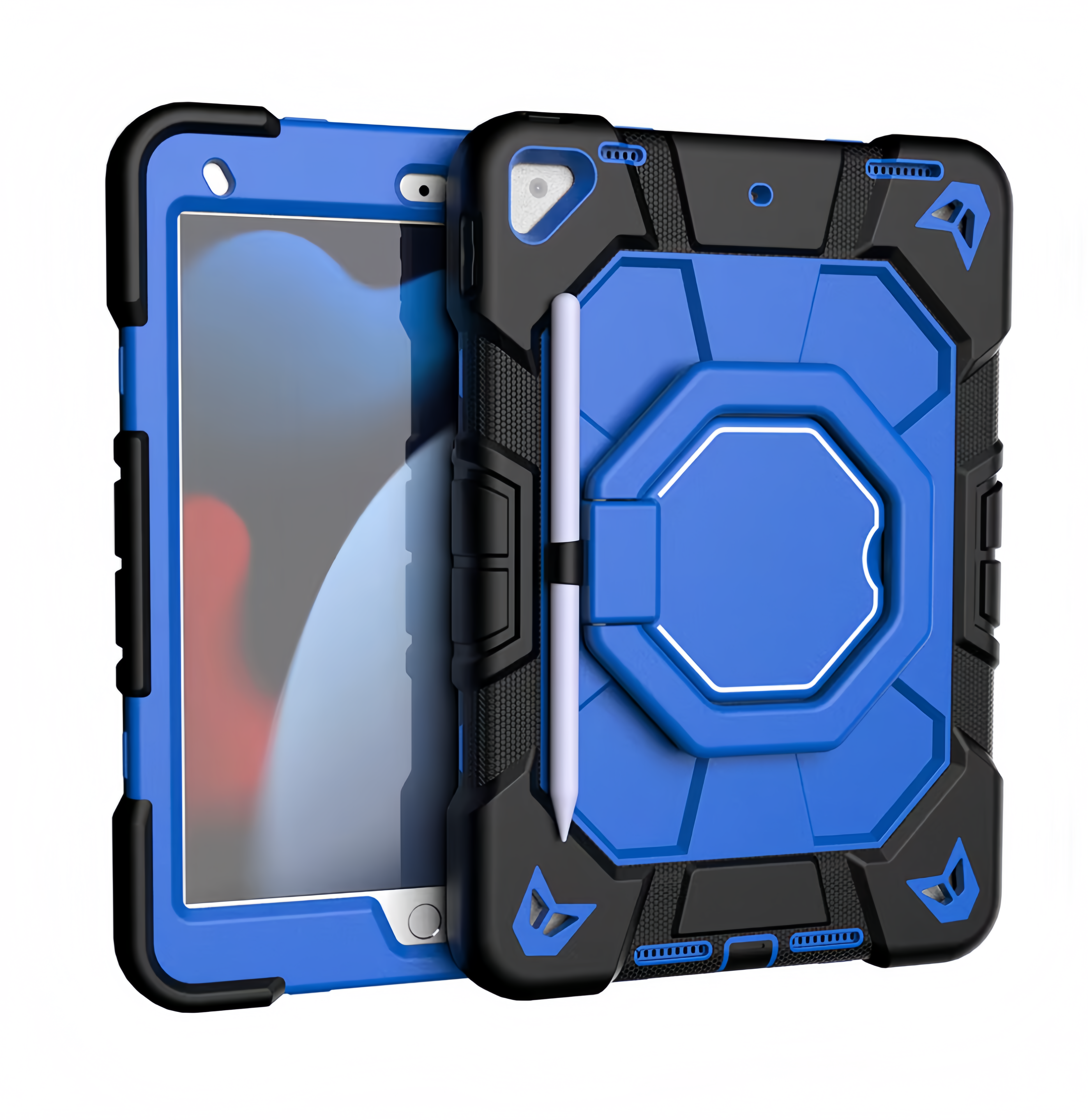 (1/100x Pack) Apple iPad Pro Gen 7 11 Inch Heavy Duty Grade iPad Case With Max Guard Handle/Grip