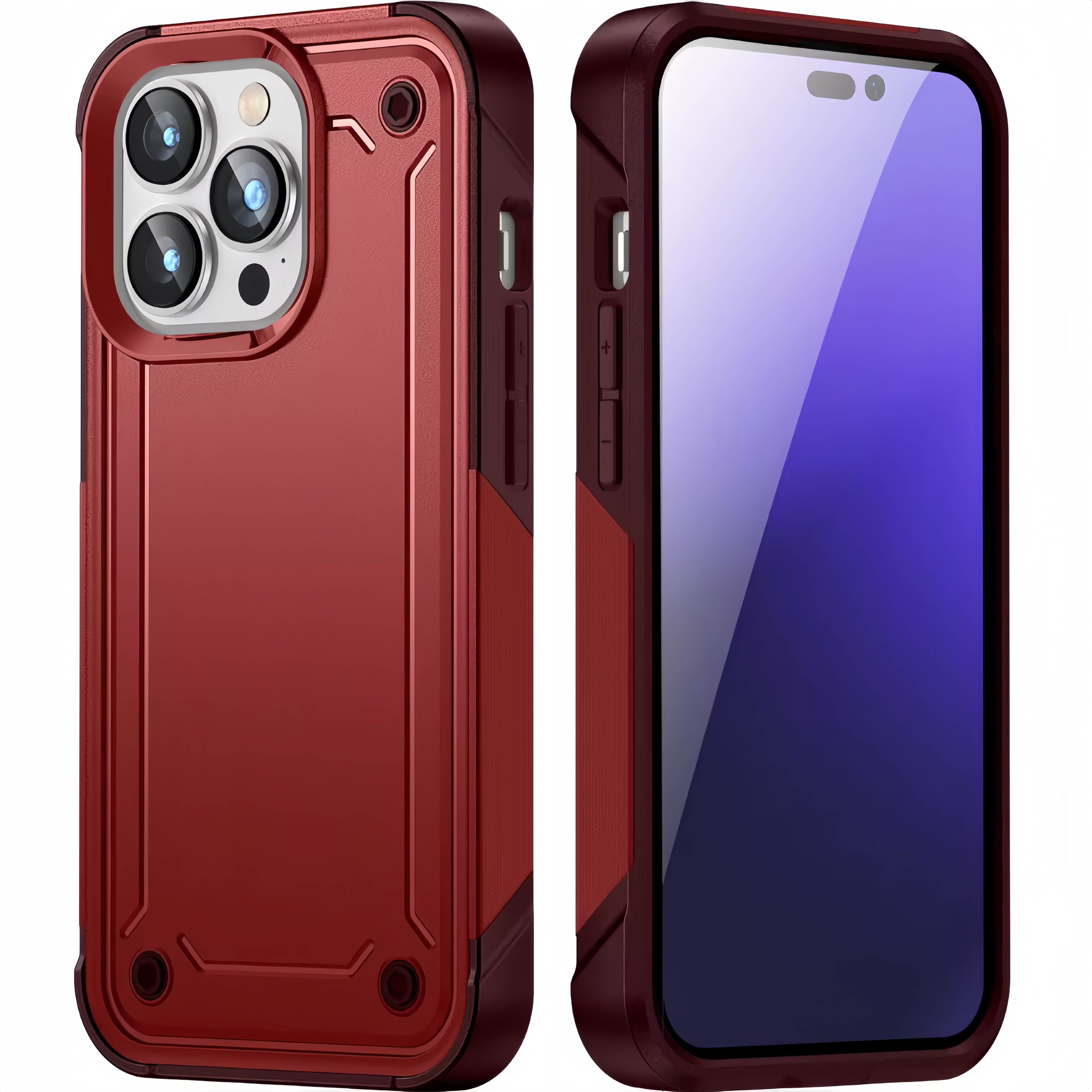 (25/250x) 15 Series Premium Heavy Duty Hybrid iPhone Case
