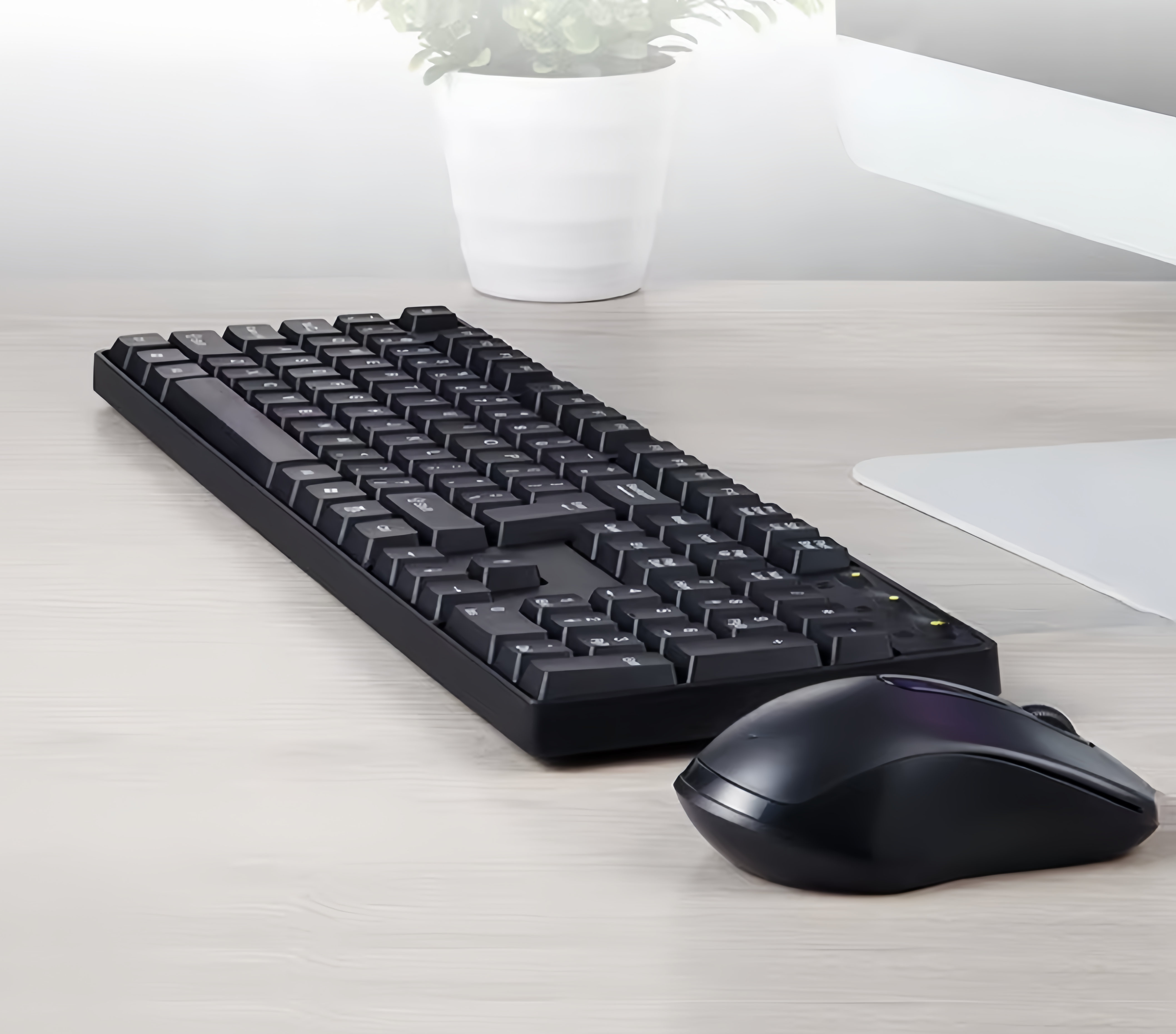(1/100x Pack) USB Wireless Keyboard And Mouse Set For Computer/PC