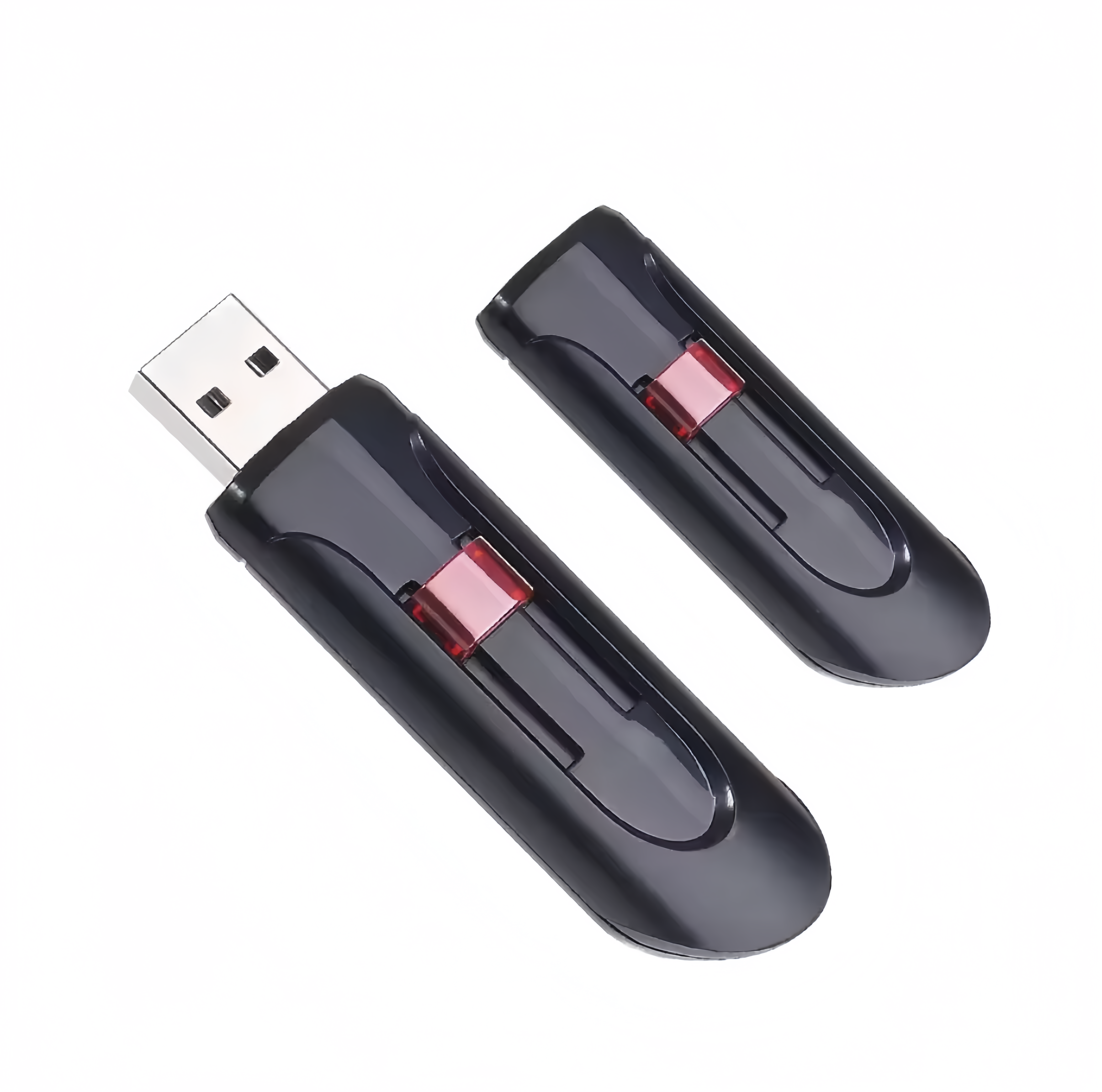 (50/500x Pack) 8-128 GB Slider USB Flash Drive