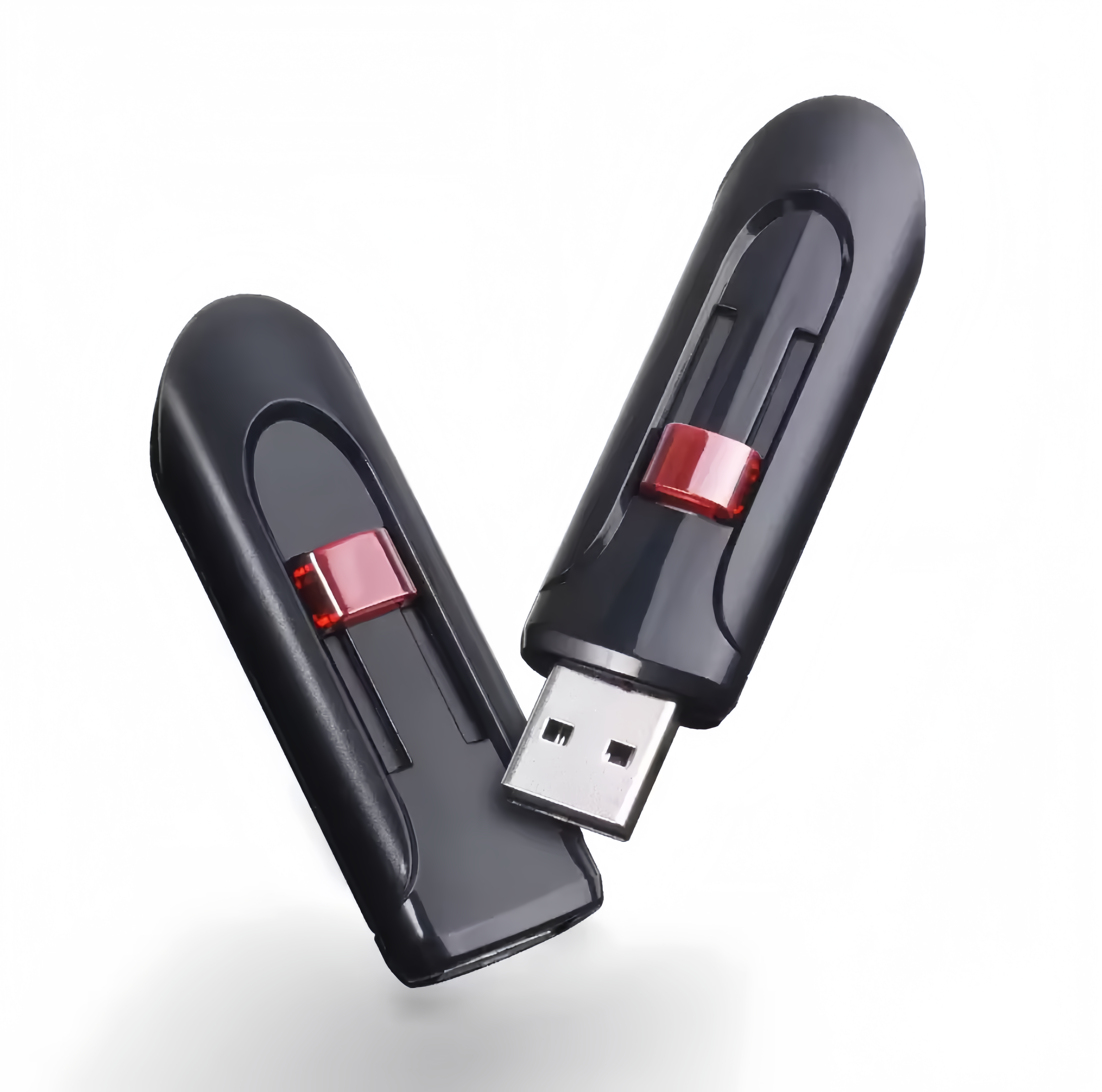 (50/500x Pack) 8-128 GB Slider USB Flash Drive