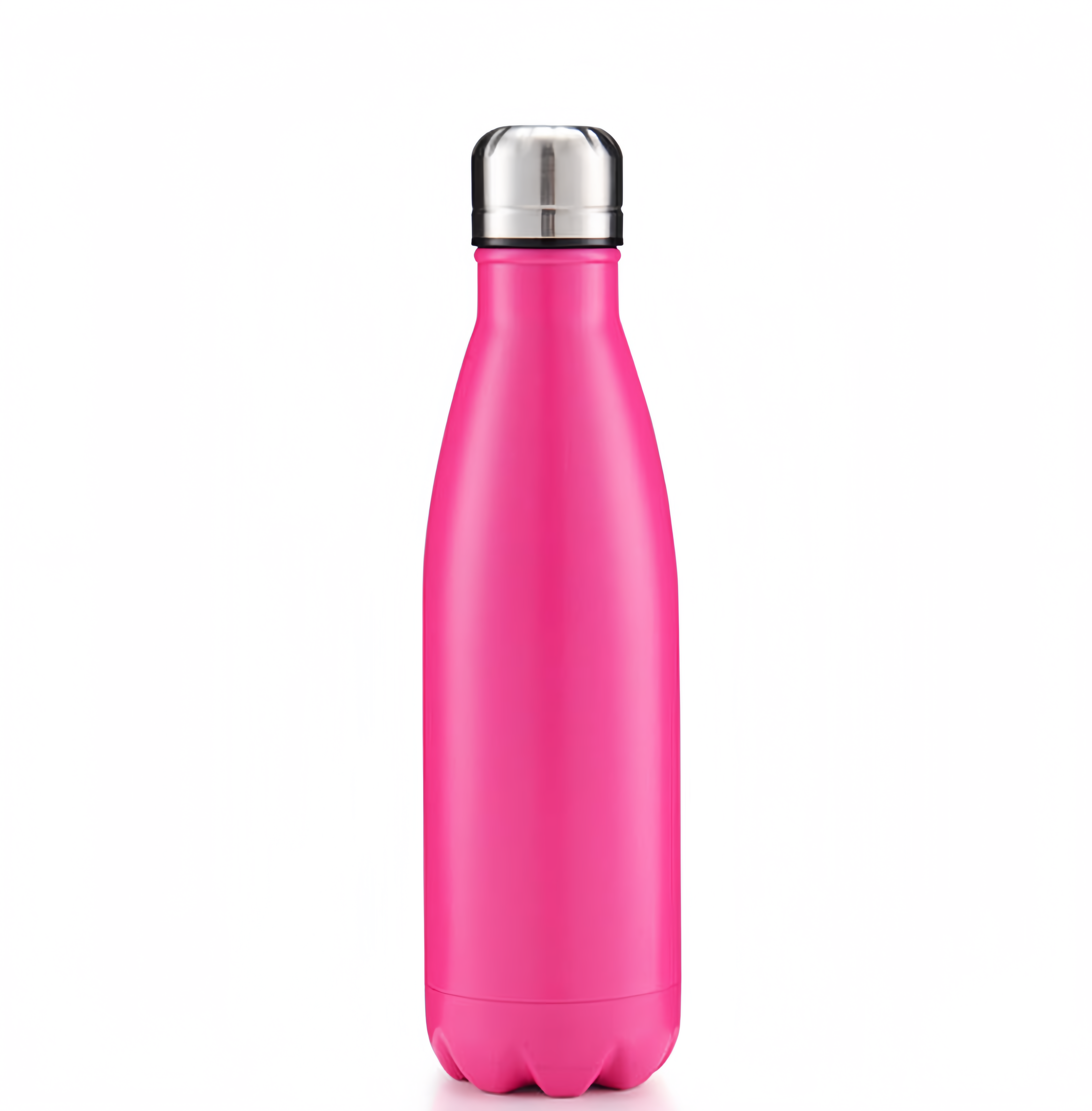 (1/100x Pack) 500ML Solid Colour Stainless Steel Water Bottle