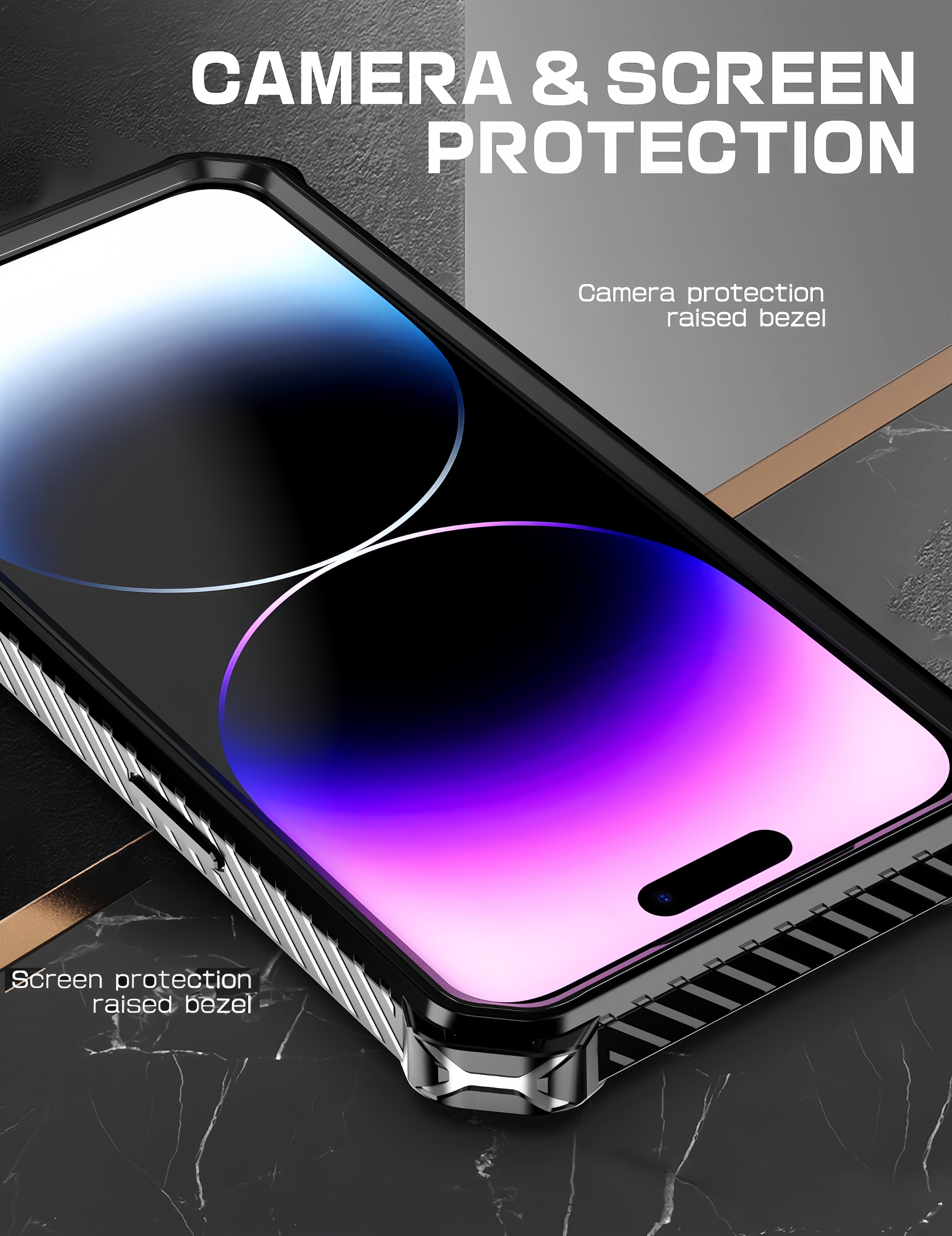 (1/100x Pack) 16 Series Dual Layer Shockproof Magnetic Kickstand iPhone Case