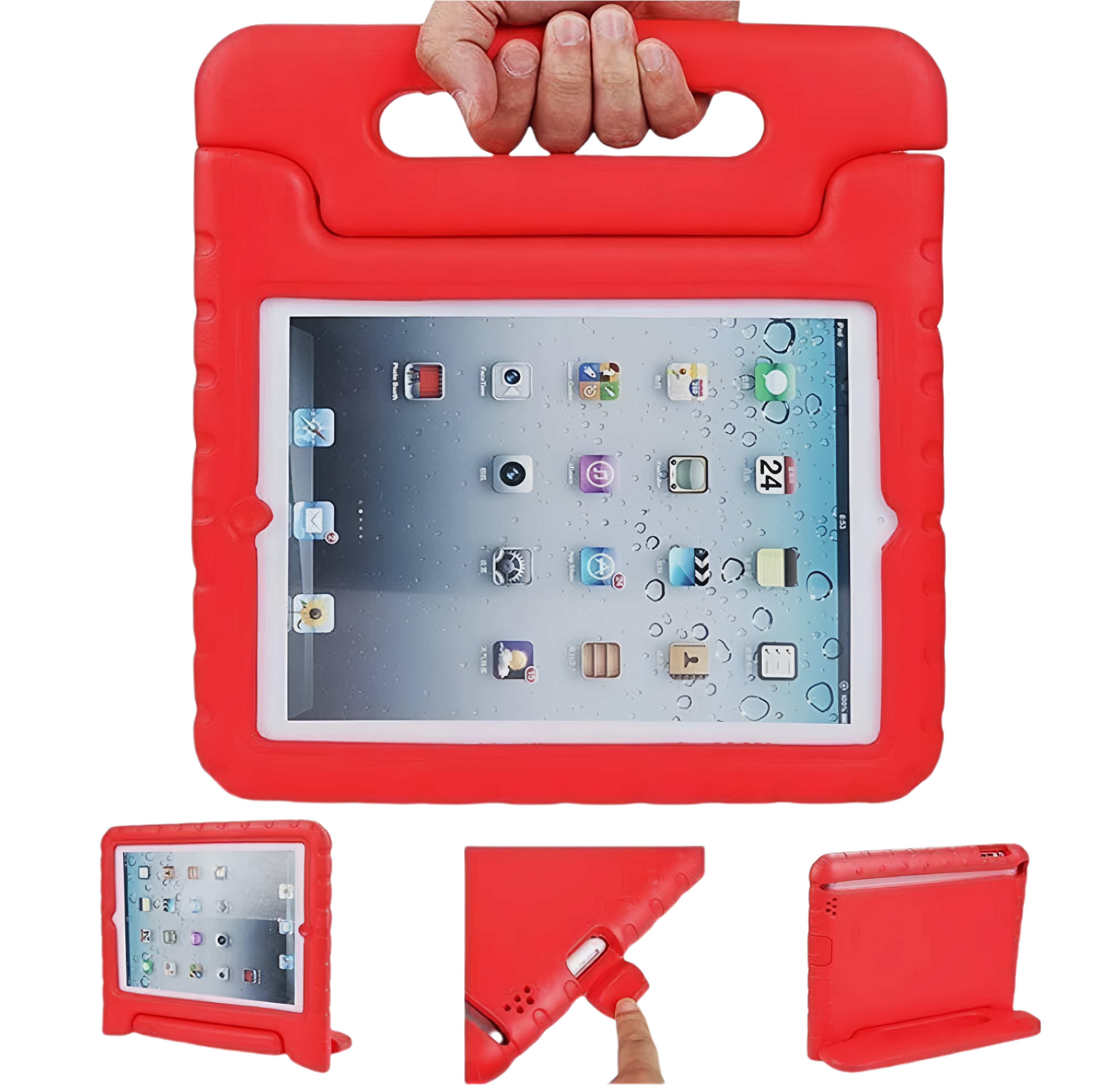 (25/200x Pack) Apple iPad Air Gen 6 11, 13 Inch EVA Protective Shockproof Kids Case With Stand For Children