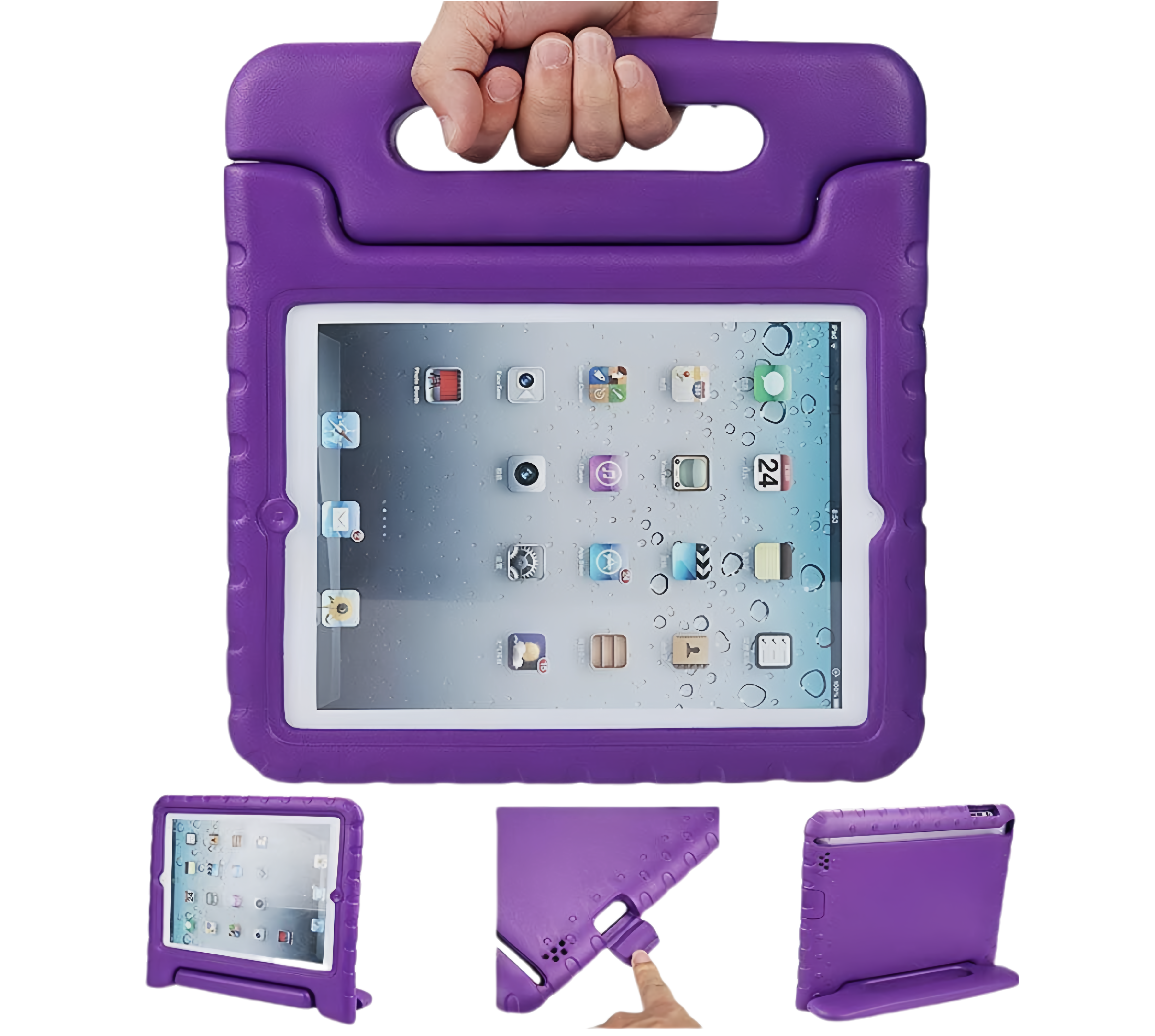 (25/200x Pack) Apple iPad Air Gen 6 11, 13 Inch EVA Protective Shockproof Kids Case With Stand For Children