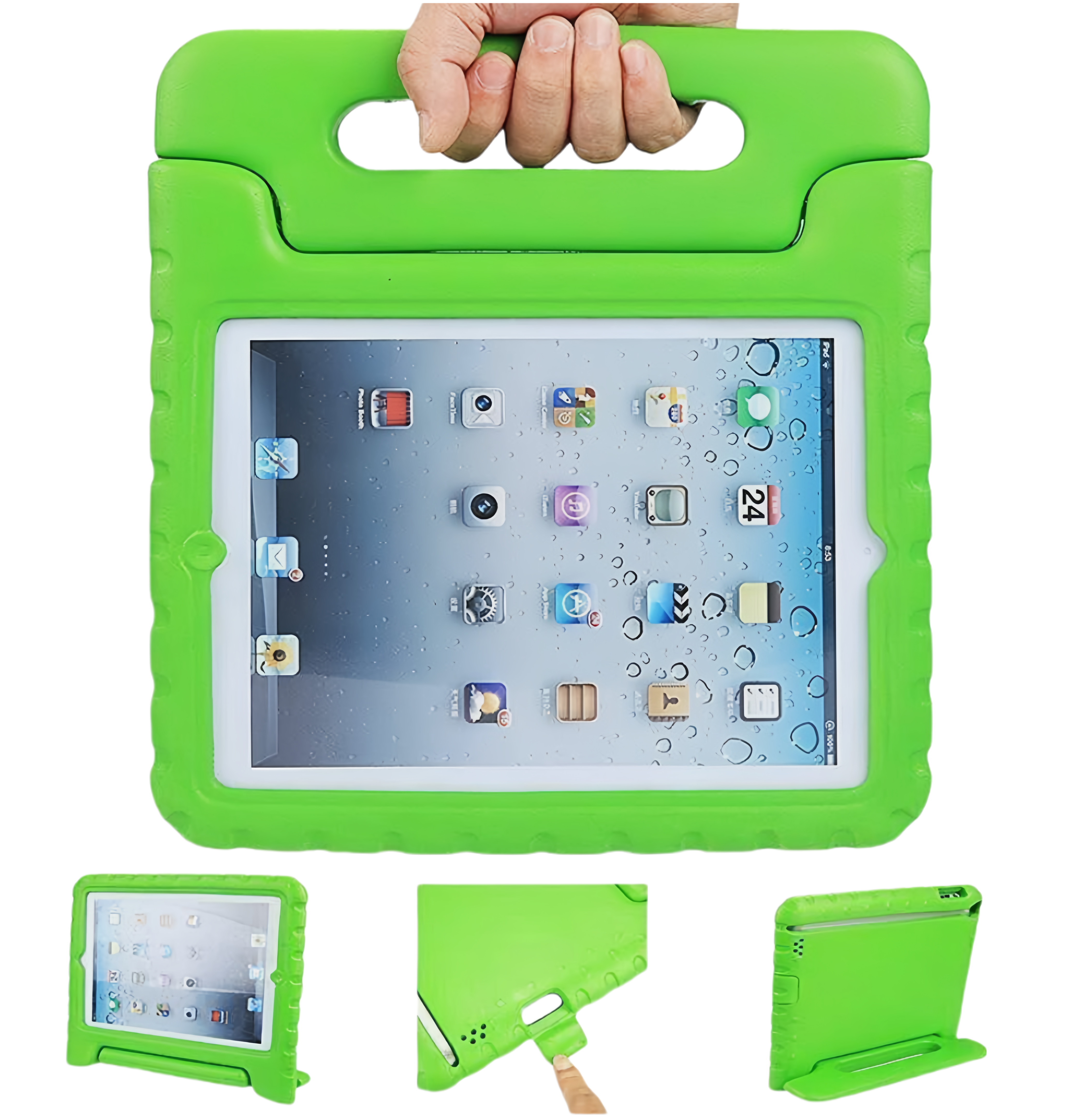 (25/200x Pack) Apple iPad Air Gen 6 11, 13 Inch EVA Protective Shockproof Kids Case With Stand For Children