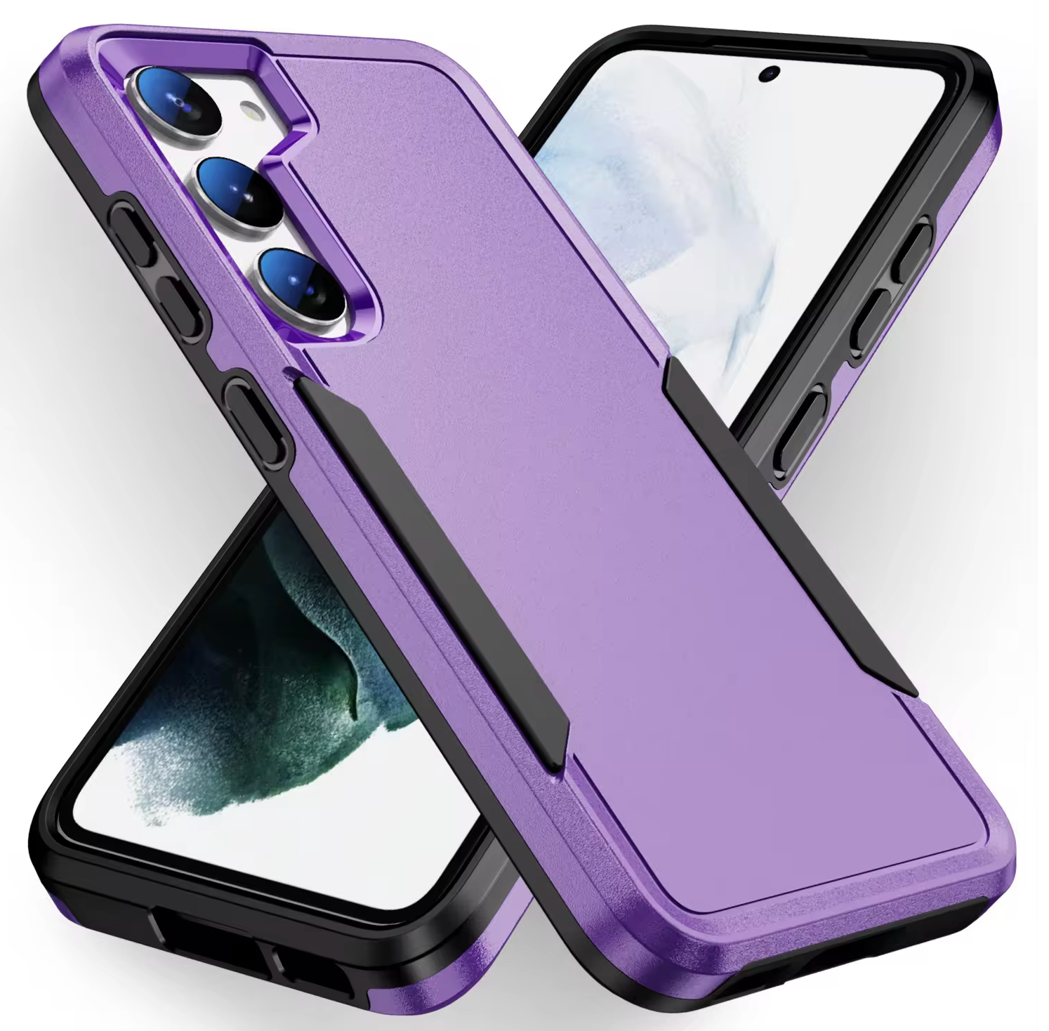 (25/250x Pack) S24 Series Heavy Duty Shock Proof Samsung Case