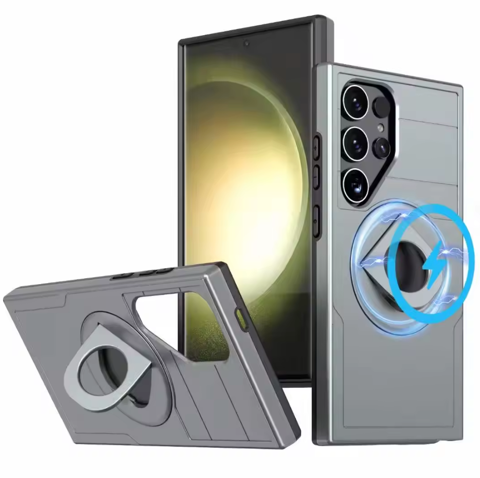 (1/100x Pack) S24 Series Military Grade Samsung Case With Lens Protector