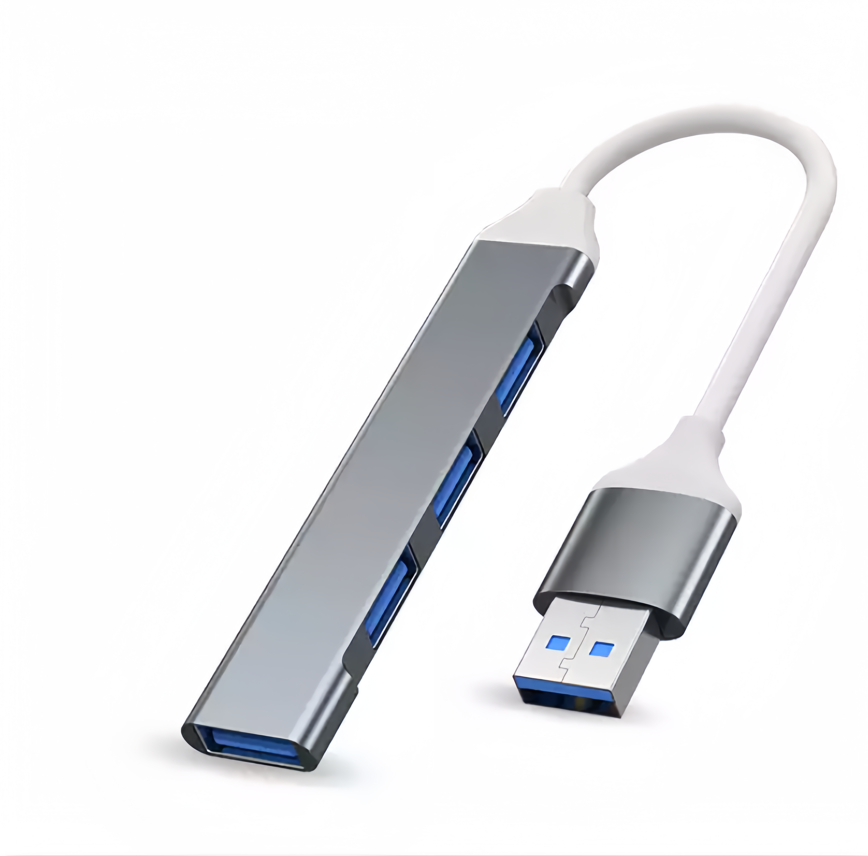 (1/250x Pack) 4 Port Multi Usb Hubs Docking Station 3.0 USB