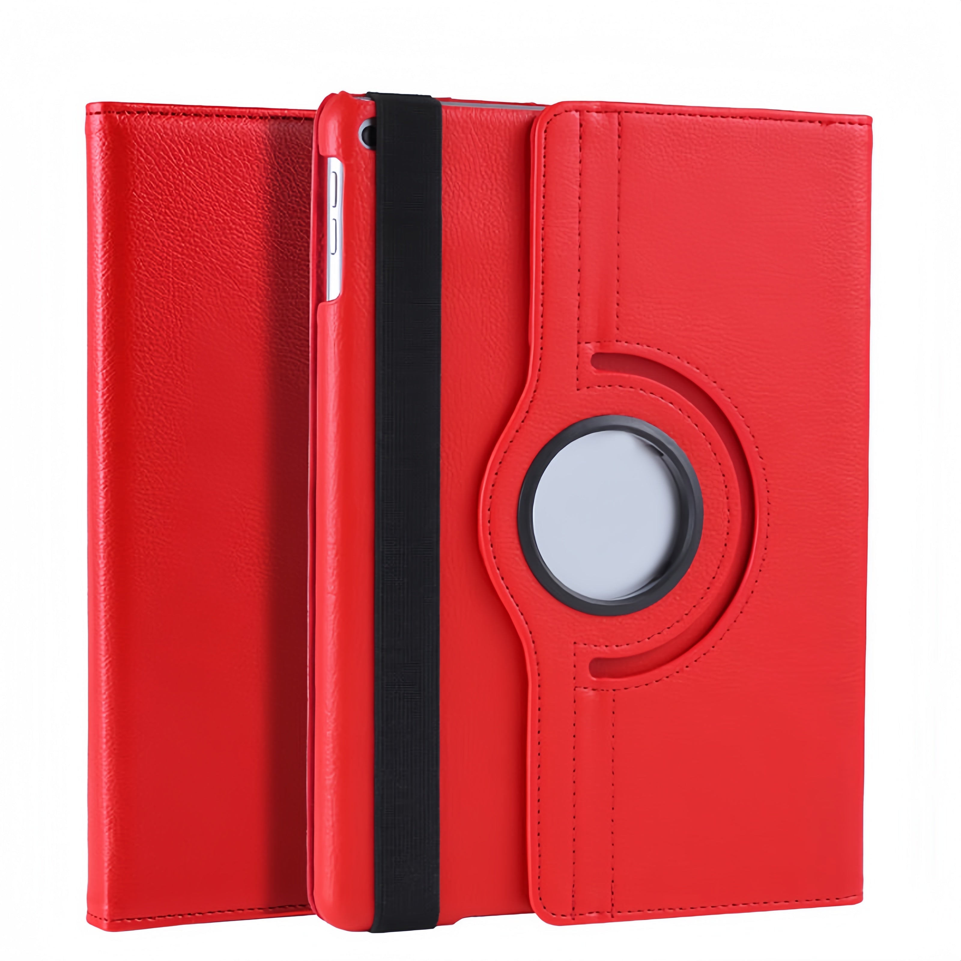 (1/100x Pack) Apple iPad Pro Gen 7 11, 13 Inch Inch 360 Degree Rotating Vegan Leather Protective Case For iPad