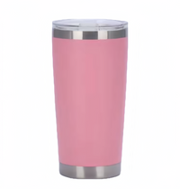 (25/250x Pack) 380ML Multi Coloured Stainless Steel Travel Tumbler