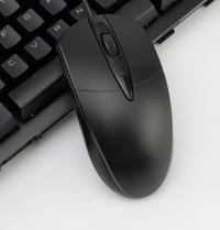 (1/100x Pack) Handisen USB Wired Mouse - 1200 DPI