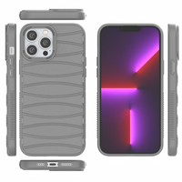 (25/250x Pack) 15 Series Shockproof Silicone Rigid iPhone Case