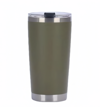 (25/250x Pack) 380ML Multi Coloured Stainless Steel Travel Tumbler