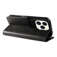 (1/100x Pack) iPhone 15 Series Flip Wallet Vegan Leather Case