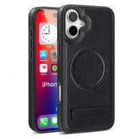 (1/100x) 15 Series Magnetic Luxury Vegan Leather iPhone Case With Stand