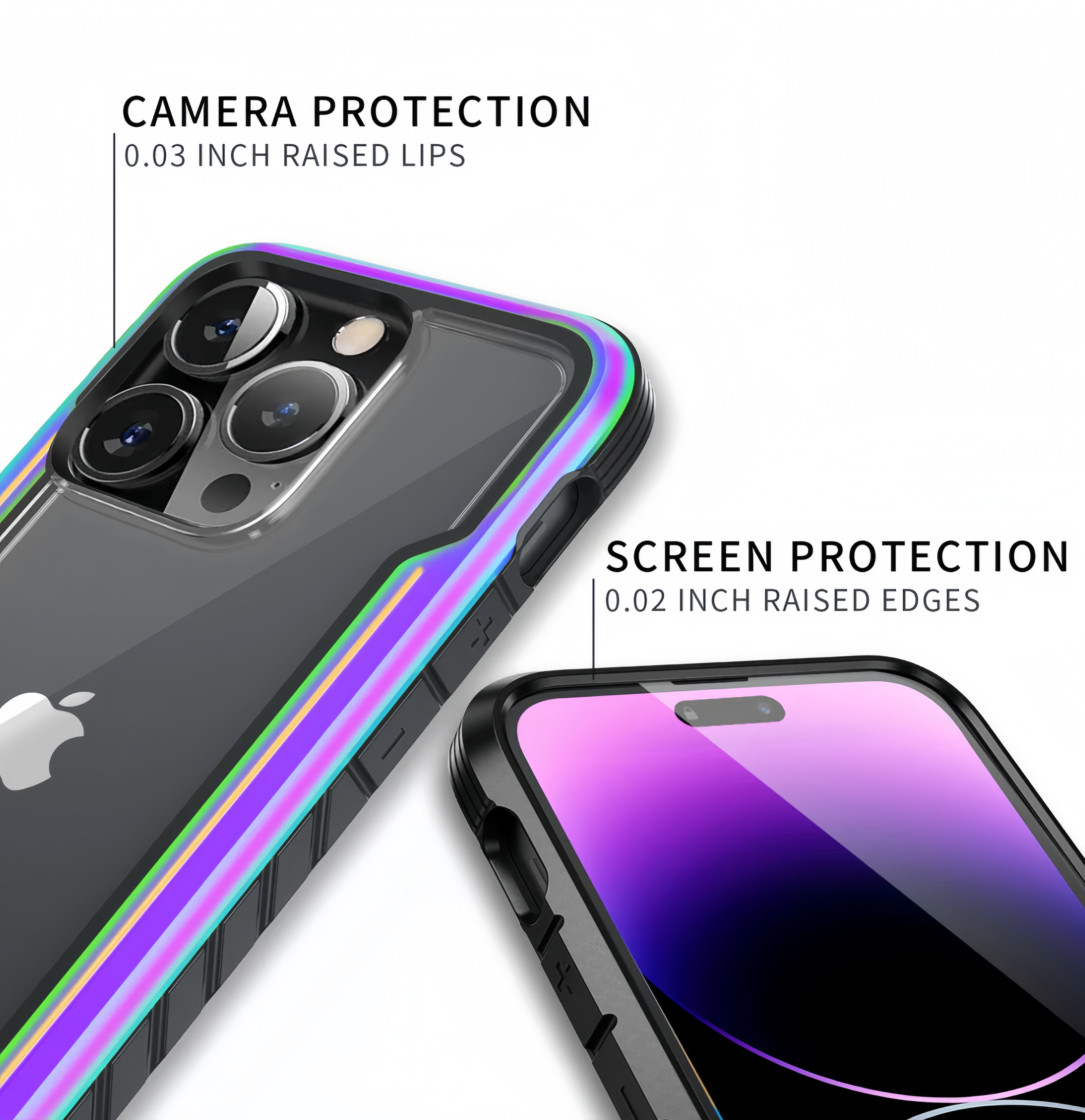 (25/250x Pack) 16 Series Defence Shield Heavy Duty iPhone Case