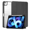 (25/200x Pack) Apple iPad Air Gen 6 11, 13 Inch Transparent Vegan Leather Protective Tri Fold Case For iPad