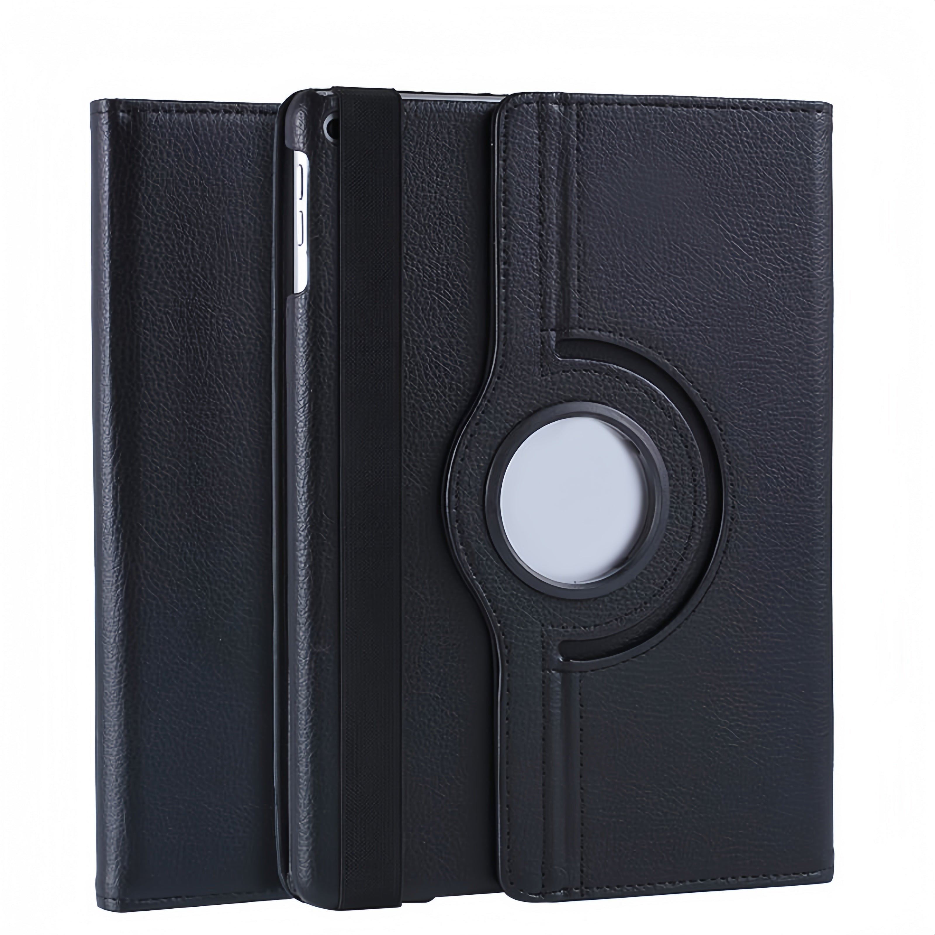 (25/200x Pack) Apple iPad Generation Gen 9, 10, 11 360 Degree Rotating Vegan Leather Protective Case For iPad