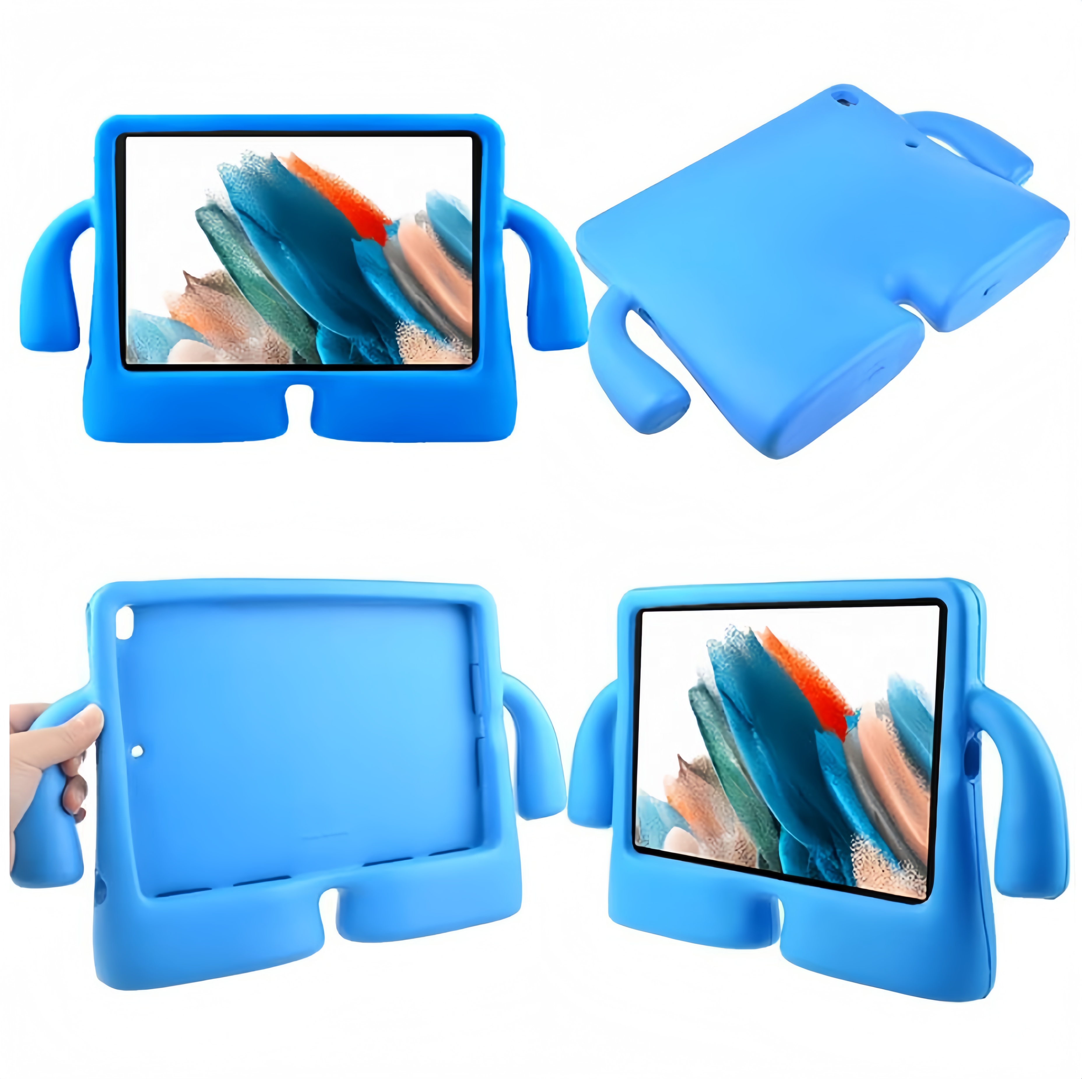 (25/200x Pack) Apple iPad Mini Gen 6, 7 8.3 Inch Soft Protective Shockproof Stand Heavy Duty Cover For Children