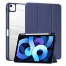 (25/200x Pack) Apple iPad Air Gen 6 11, 13 Inch Transparent Vegan Leather Protective Tri Fold Case For iPad