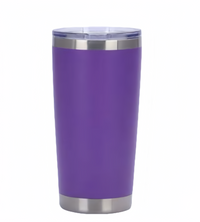 (25/250x Pack) 380ML Multi Coloured Stainless Steel Travel Tumbler