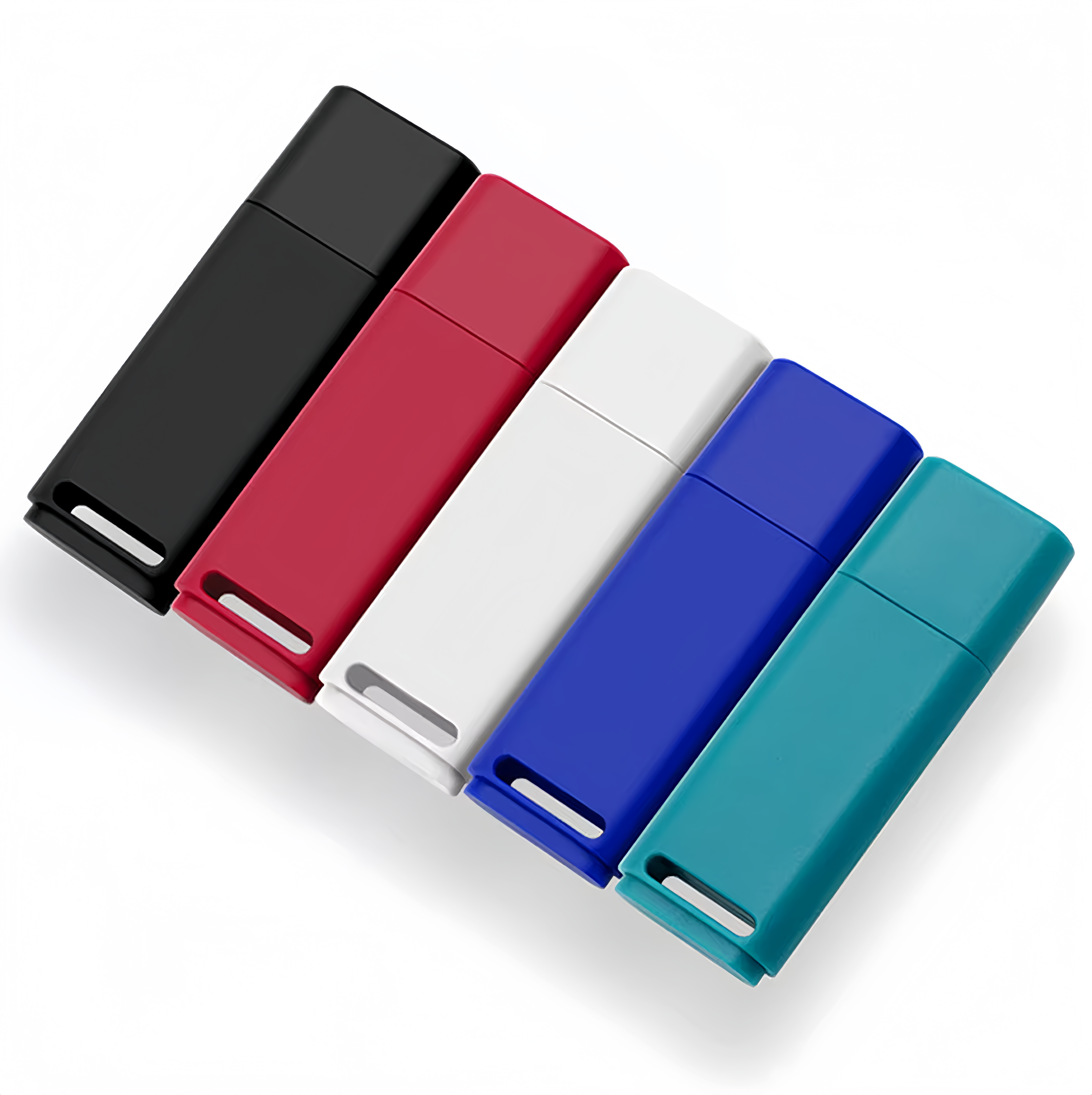 (50-500x Pack) 8/16/32GB USB Flash Drive With Case & Cap