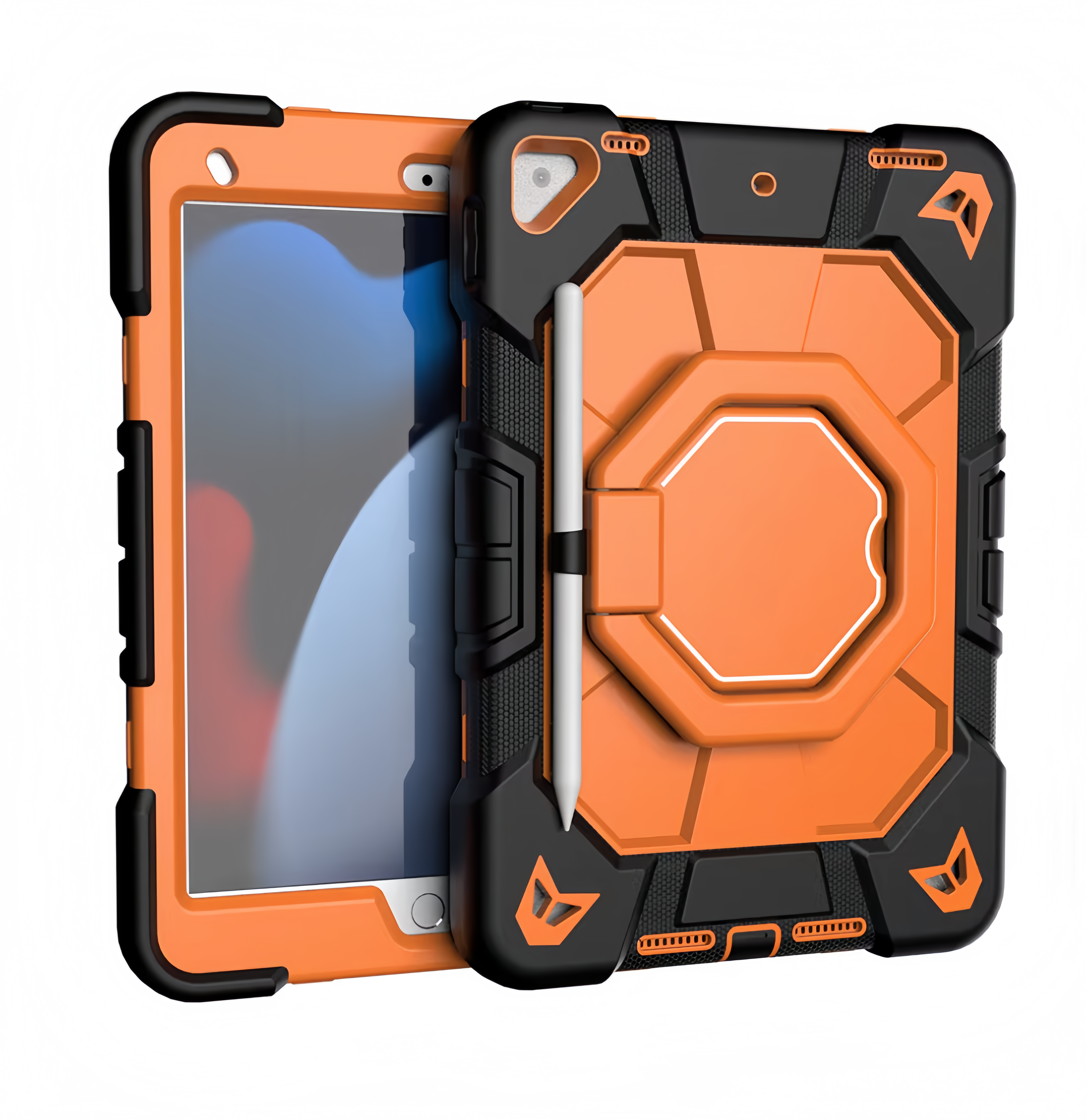 (25/250x Pack) Apple iPad Pro Gen 7 11 Inch Heavy Duty Grade iPad Case With Max Guard Handle/Grip