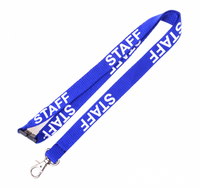 (50/1000x Pack) Pre Printed STAFF Lanyard