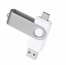 (1/100x Pack) 8/16/32GB 2 In 1 USB - Type C Key Flash Drive