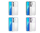 (1/100x Pack) S25 Series Transparent Shockproof Coloured Bumper Case