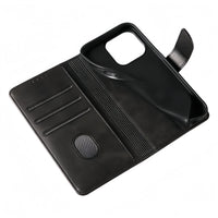 (1/100x Pack) iPhone 15 Series Flip Wallet Vegan Leather Case