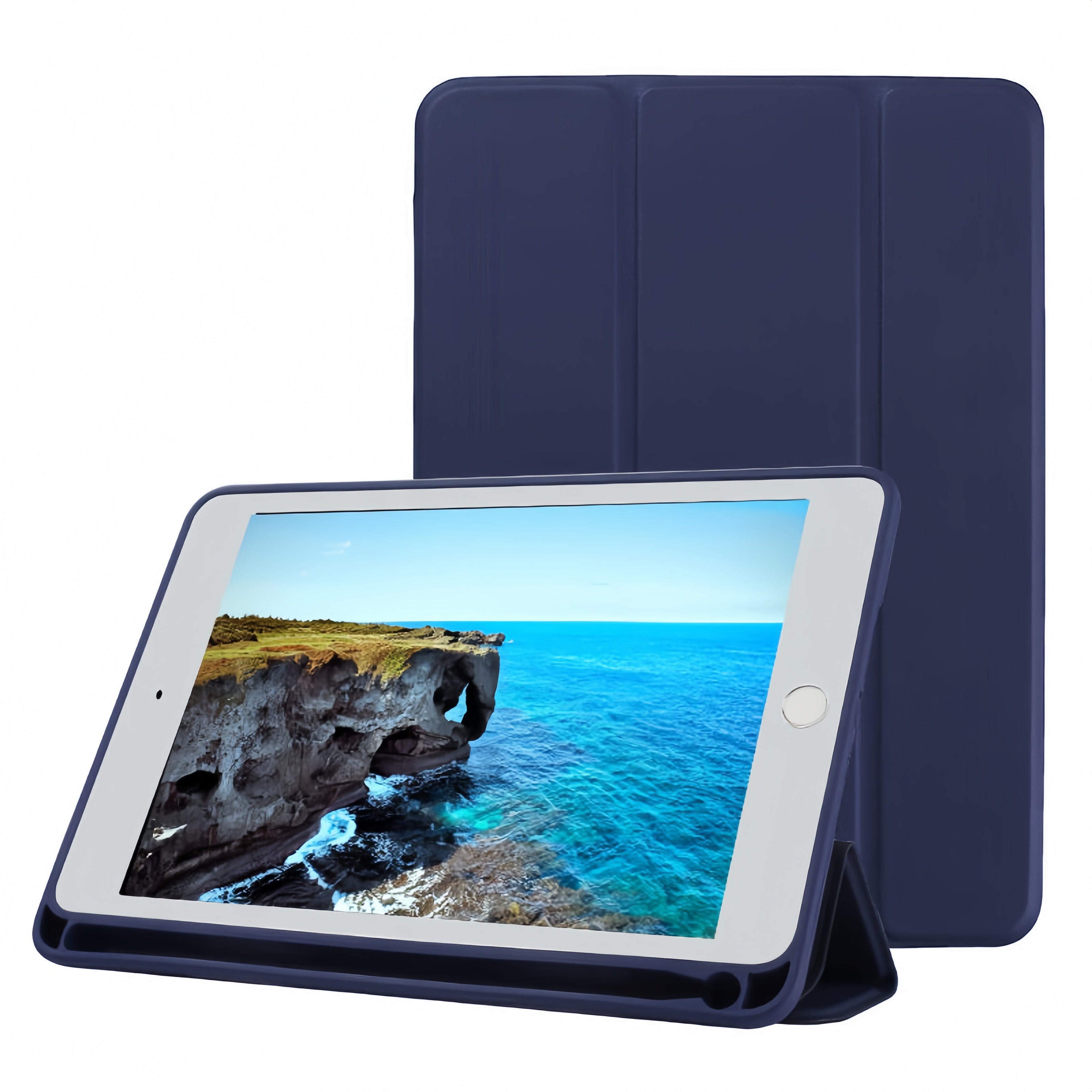 (25/200x Pack) Apple iPad Pro Gen 7 11, 13 Inch Silicon Protective Tri Fold Sleeve For iPad