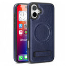 (1/100x) 15 Series Magnetic Luxury Vegan Leather iPhone Case With Stand