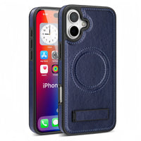 (1/100x) 15 Series Magnetic Luxury Vegan Leather iPhone Case With Stand