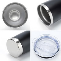 (25/250x Pack) 380ML Multi Coloured Stainless Steel Travel Tumbler