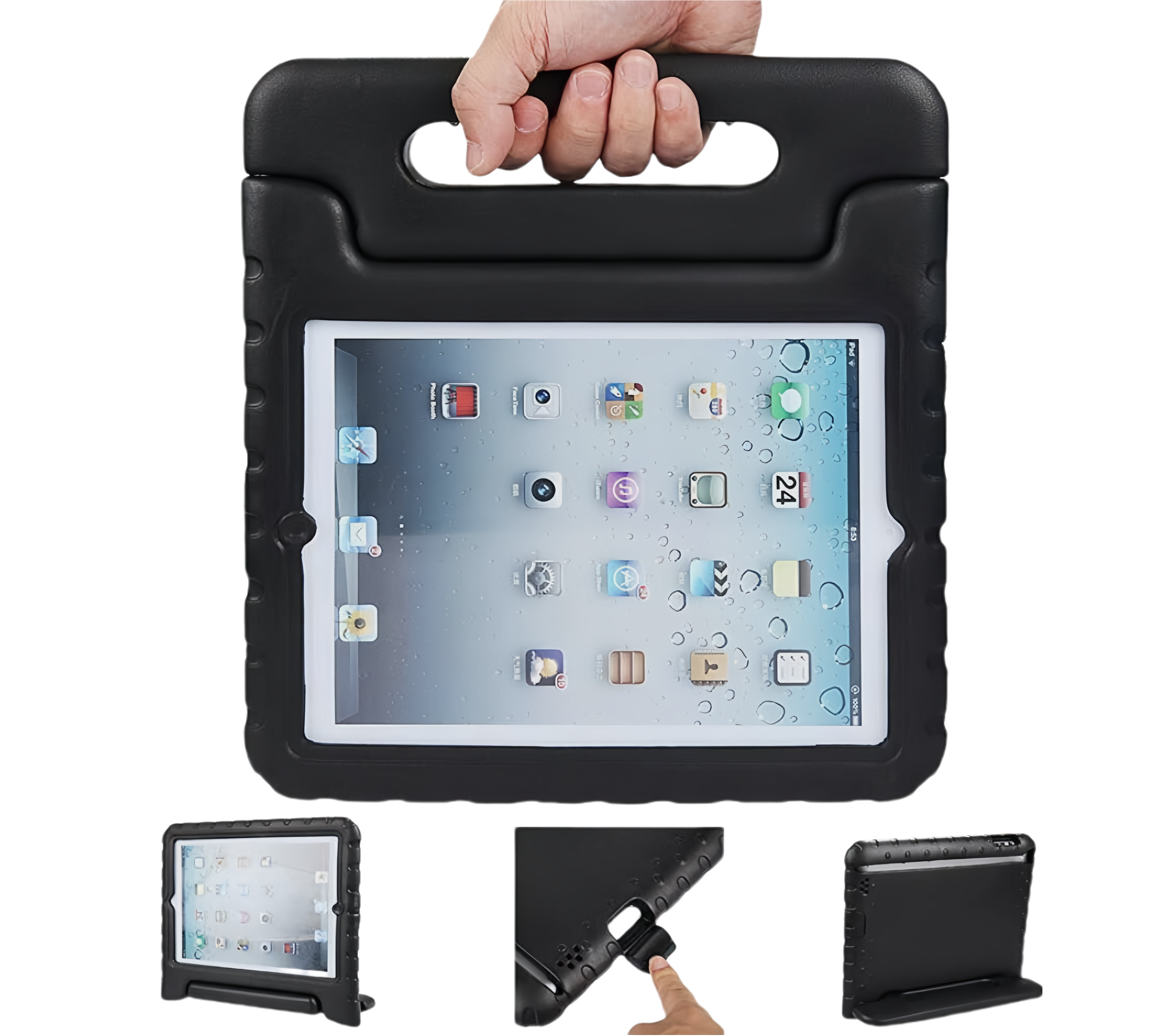(25/200x Pack) Apple iPad Generation 9, 10, 11 EVA Protective Shockproof Kids Case With Stand For Children