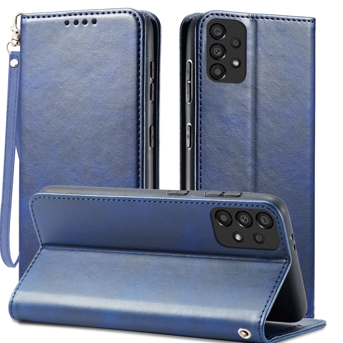 (25/250x Pack) S24 Series Magnetic Vegan Leather Samsung Case