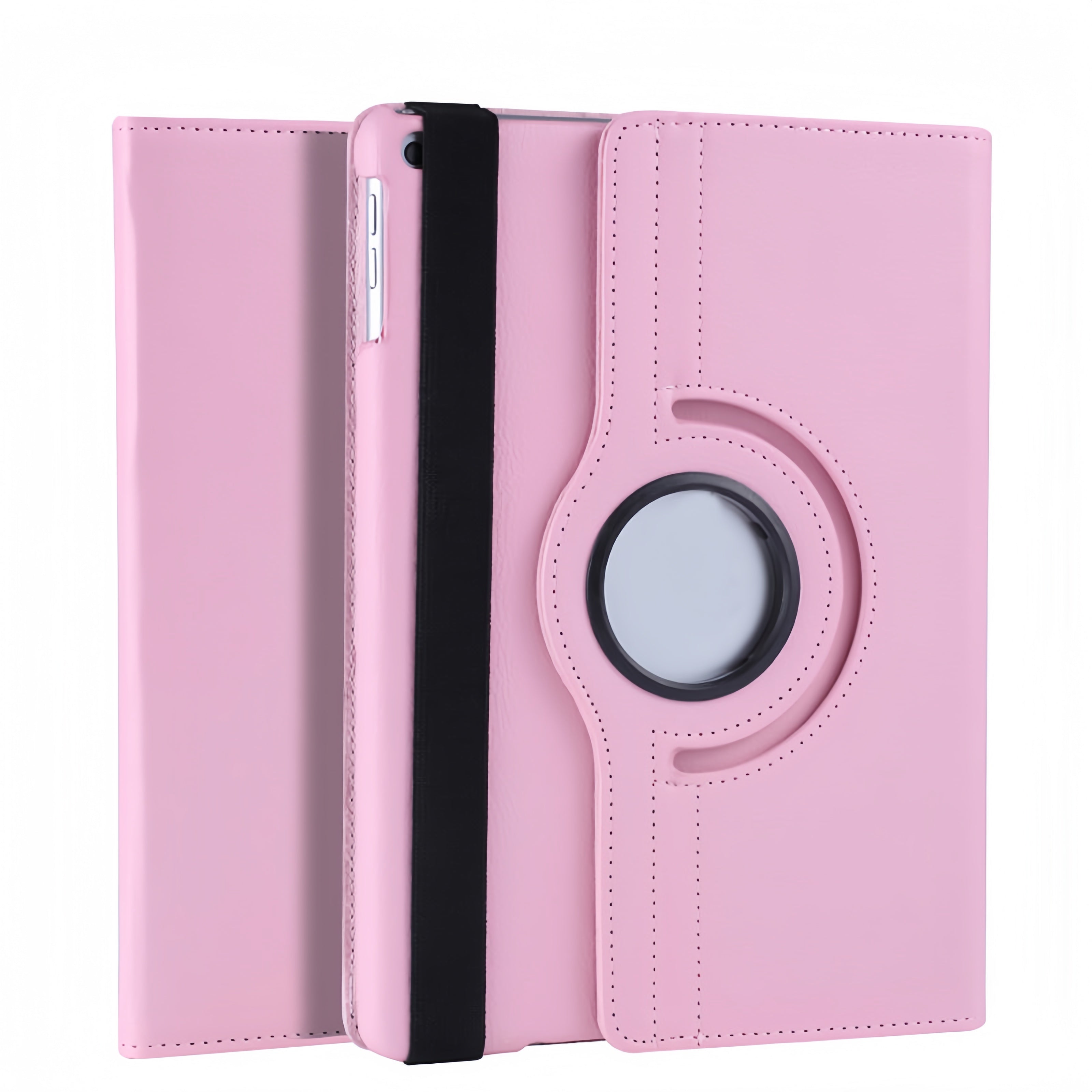 (25/200x Pack) Apple iPad Generation Gen 9, 10, 11 360 Degree Rotating Vegan Leather Protective Case For iPad