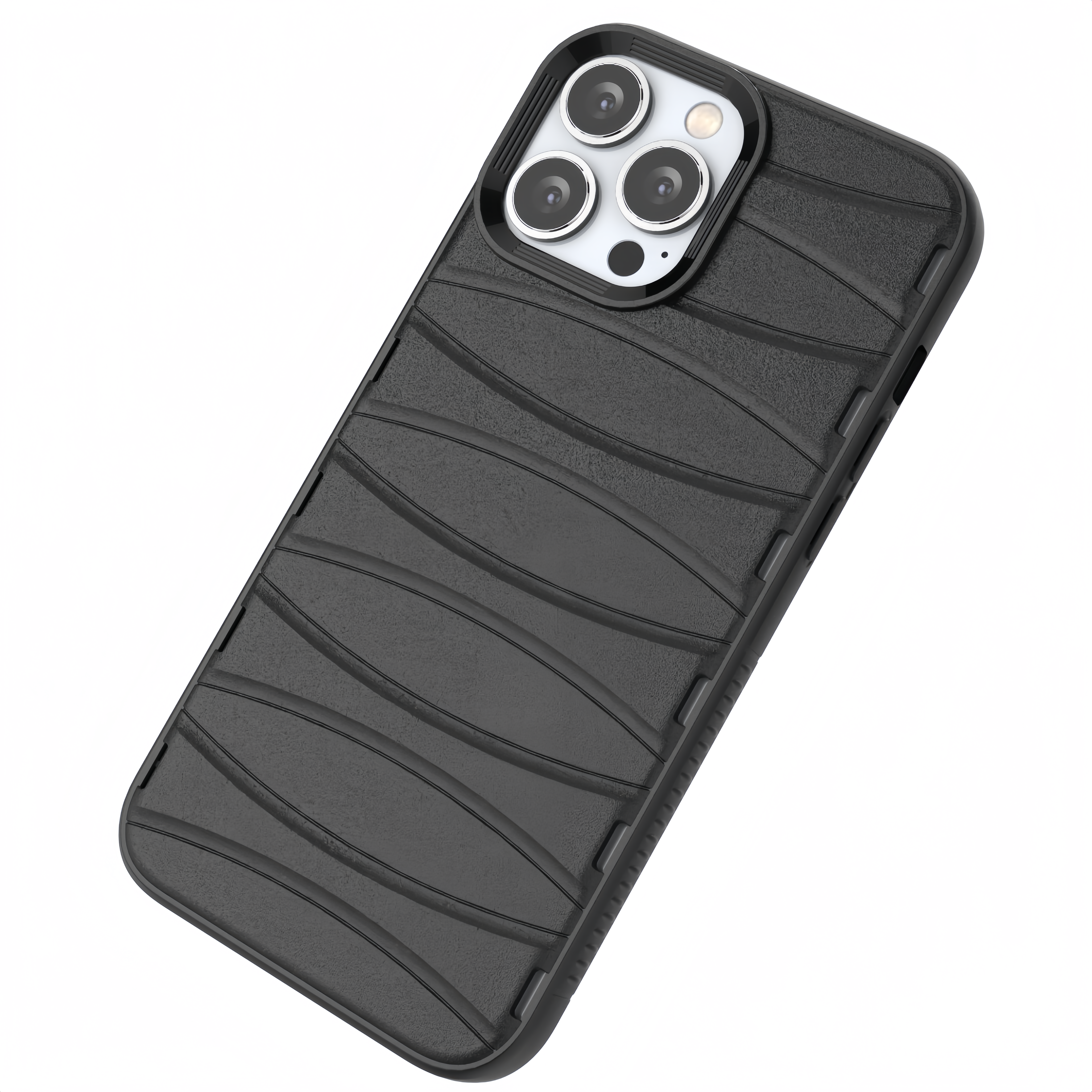 (25/250x Pack) 15 Series Shockproof Silicone Rigid iPhone Case
