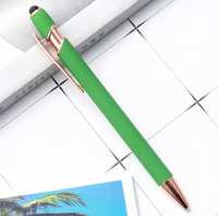 (25/250x Pack) Aluminium 2 in 1 Stylus With BallPoint Pen