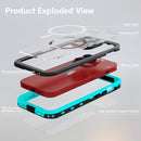 (1/100x Pack) 16 Series Shellbox Heavy Duty IP68 MagSafe Shock And Waterproof Phone Case