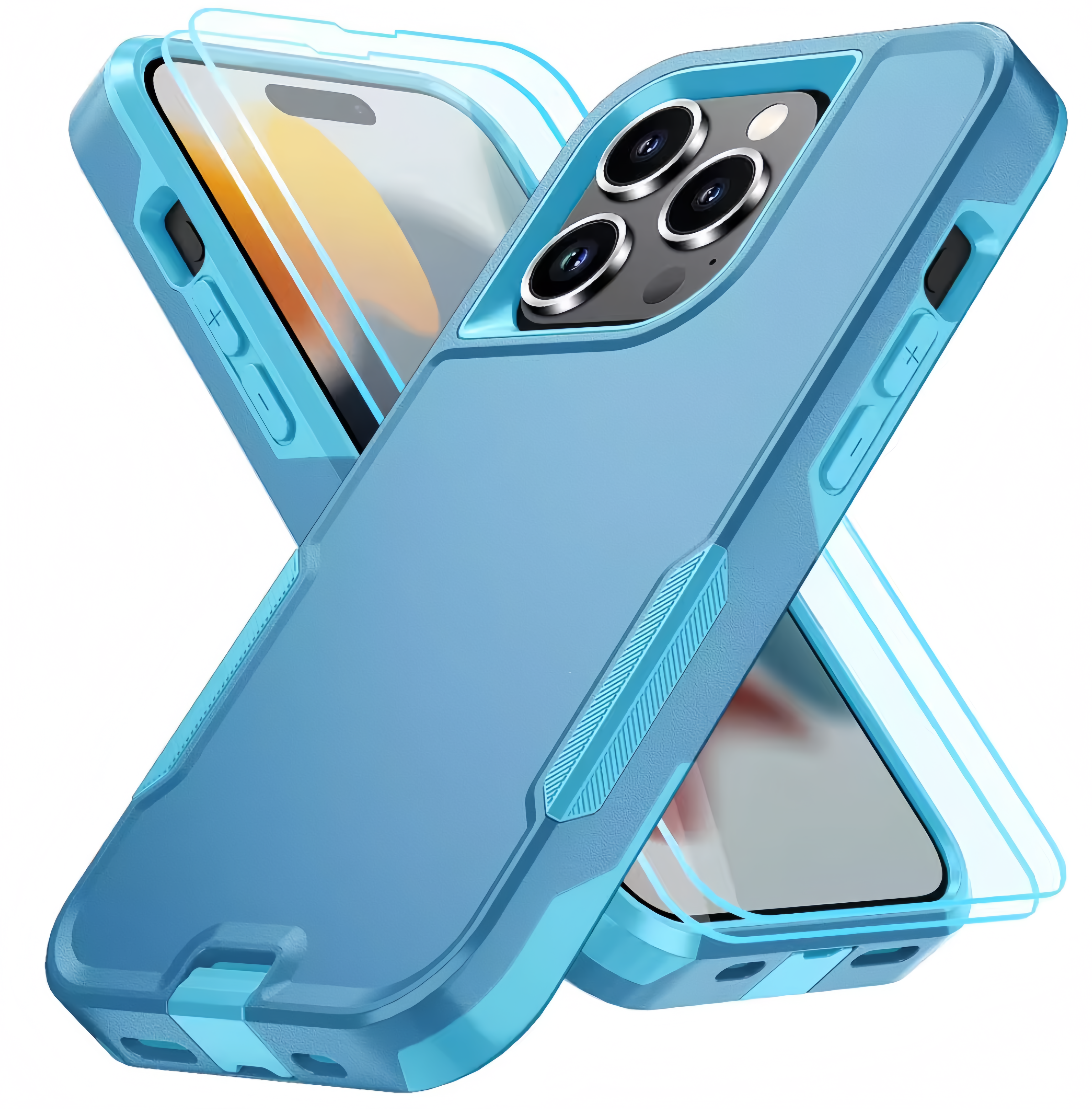 (25/250x Pack) 16 Series Shockproof Heavy Duty Magsafe iPhone Case