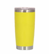 (25/250x Pack) 380ML Multi Coloured Stainless Steel Travel Tumbler